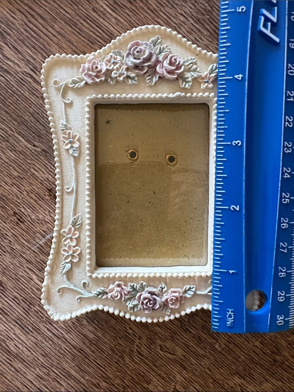 Vintage Gold and Cream Decorative Picture Frame Set
